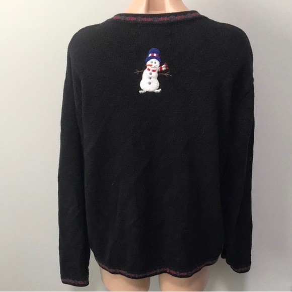 Tiara International Christmas Cardigan Sweater - Picture 3 of 4